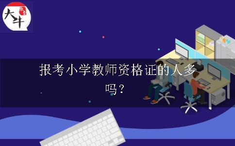 报考小学教师资格证的人多吗？