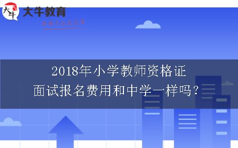 小学教师资格证面试报名