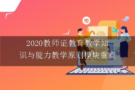 2020教师证教育教学知识与能力教学原则模块重点