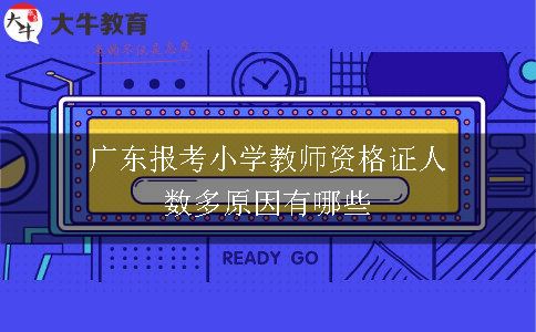 广东报考小学教师资格证人数多原因有哪些