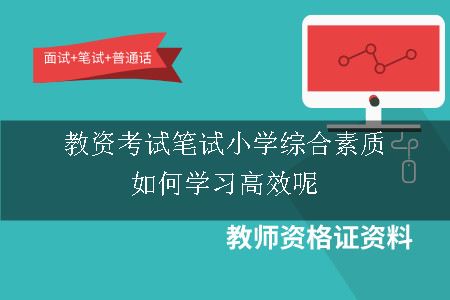 教资考试笔试小学综合素质,教资考试笔试,教资考试笔试小学