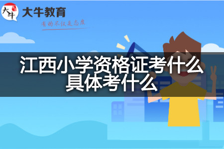 江西小学资格证