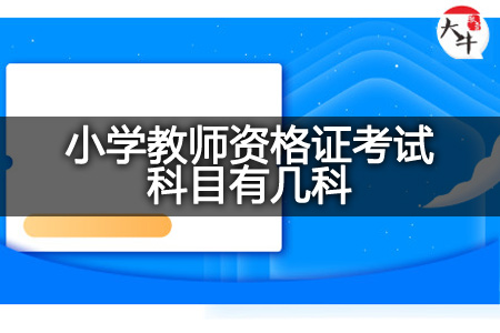 小学教师资格证考试