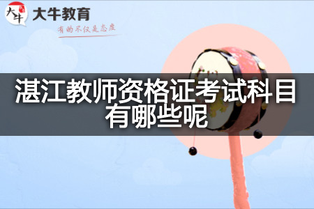 湛江教师资格证考试