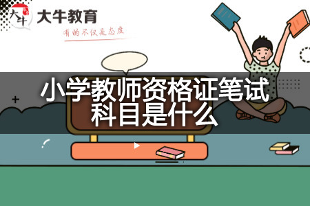 小学教师资格证笔试