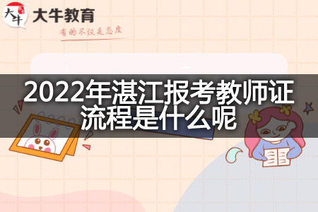 2022年湛江考教师资格证