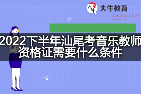 汕尾考音乐教师资格证