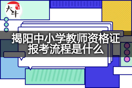 揭阳中小学教师资格证报考