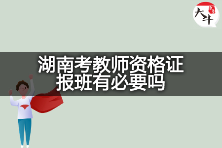 湖南考教师资格证报班