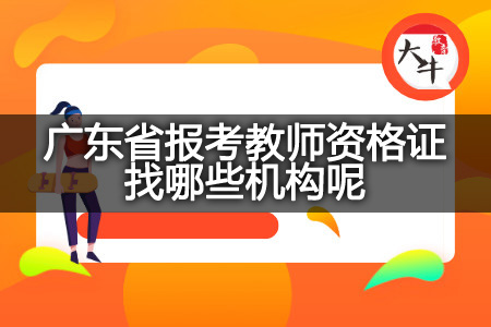 广东省报考教师资格证机构