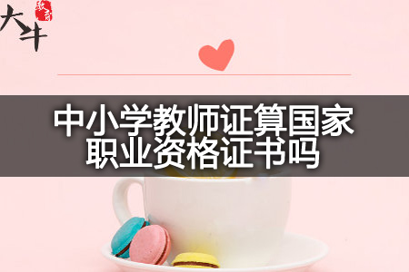 中小学教师证职业资格证