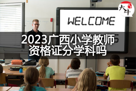2023广西小学教师资格证