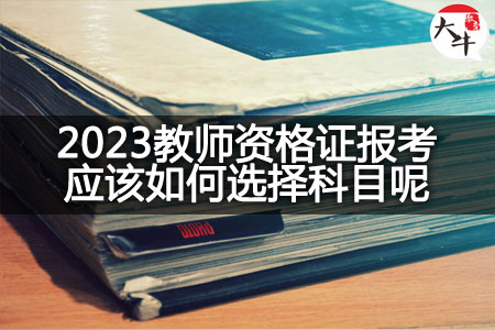 2023教师资格证报考