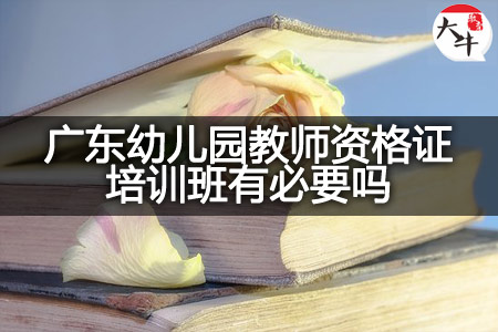 广东幼儿园教师资格证培训班