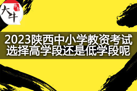 2023陕西中小学教资考试