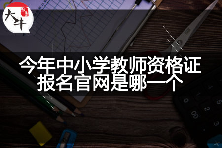 中小学教师资格证报名官网