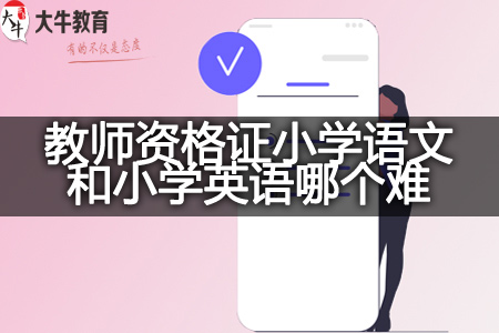 今年教师资格证小学