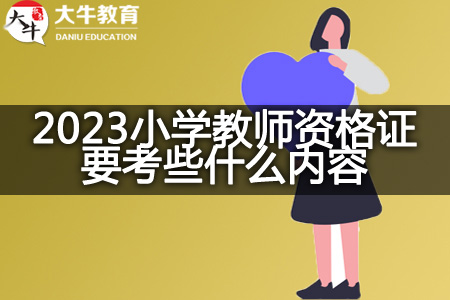 汕尾市2023小学教师资格证