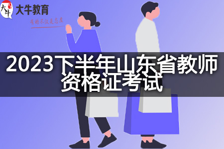 2023下半年山东省教师资格证考试内容