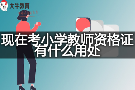 考小学教师资格证用处