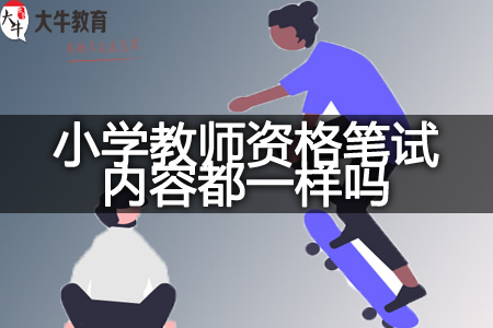 小学教师资格笔试内容