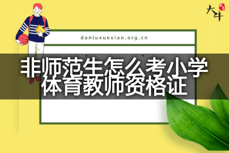 非师范生考小学体育教师资格证