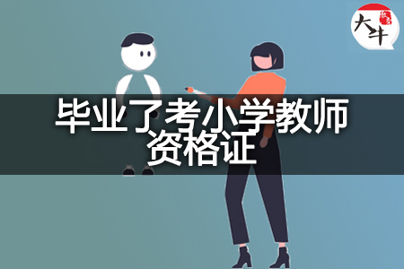 毕业了考小学教师资格证条件