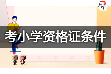 考小学资格证条件