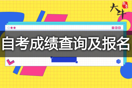 自考成绩查询