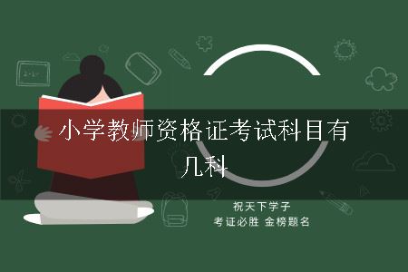 小学教师资格证考试科目