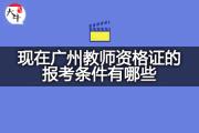 现在广州教师资格证的报考条件有哪些？