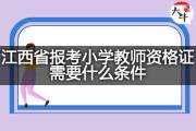 江西省报考小学教师资格证需要什么条件？
