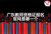 广东教师资格证报名官网是哪一个？