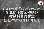 湖北初中教师资格证考试科目有哪些？