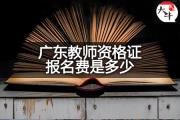 广东教师资格证报名费是多少？