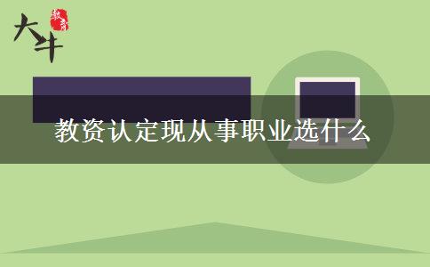 教资认定现从事职业选什么