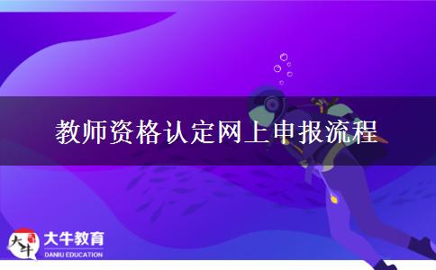 教师资格认定网上申报流程