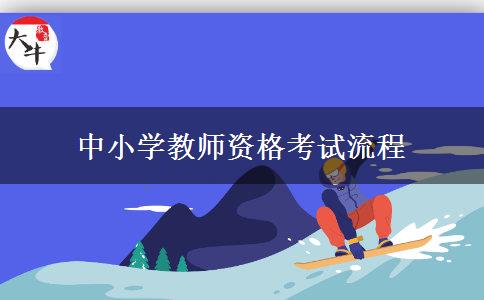 中小学教师资格考试流程