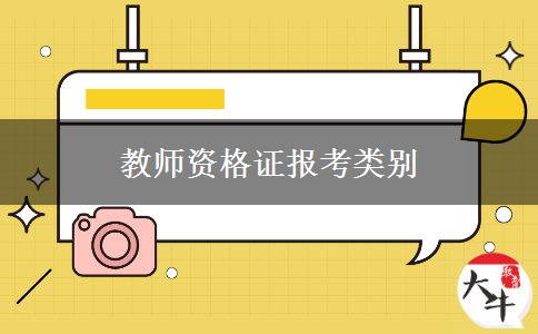 教师资格证报考类别