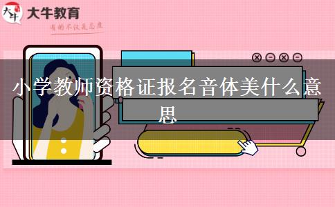 小学教师资格证报名音体美什么意思