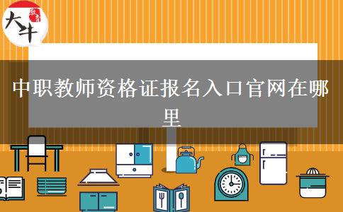 中职教师资格证报名入口官网在哪里