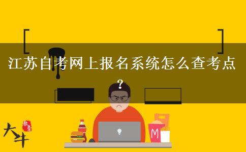 江苏自考网上报名系统怎么查考点？