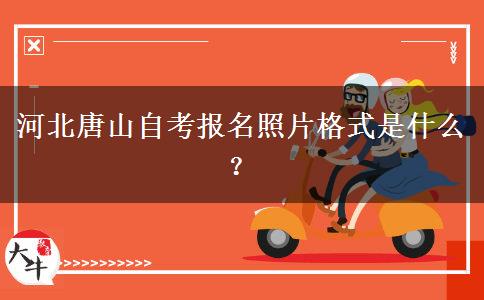 河北唐山自考报名照片格式是什么？