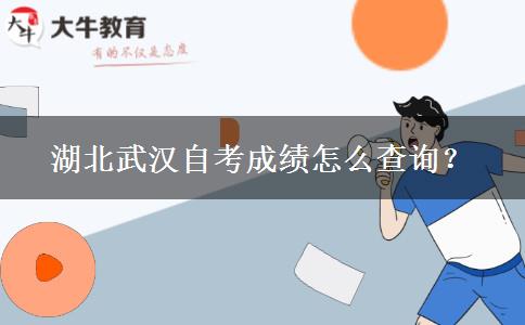 湖北武汉自考成绩怎么查询？