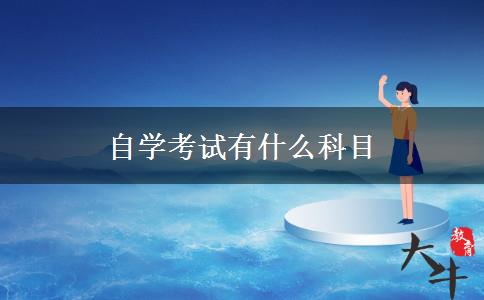 自学考试有什么科目
