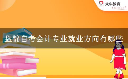 盘锦自考会计专业就业方向有哪些