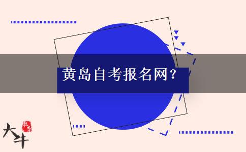 黄岛自考报名网？