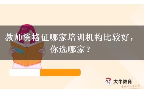 教师资格证哪家培训机构比较好，你选哪家？