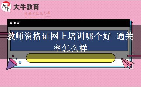 教师资格证网上培训哪个好 通关率怎么样