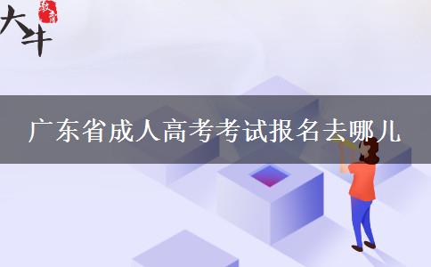 广东省成人高考考试报名去哪儿